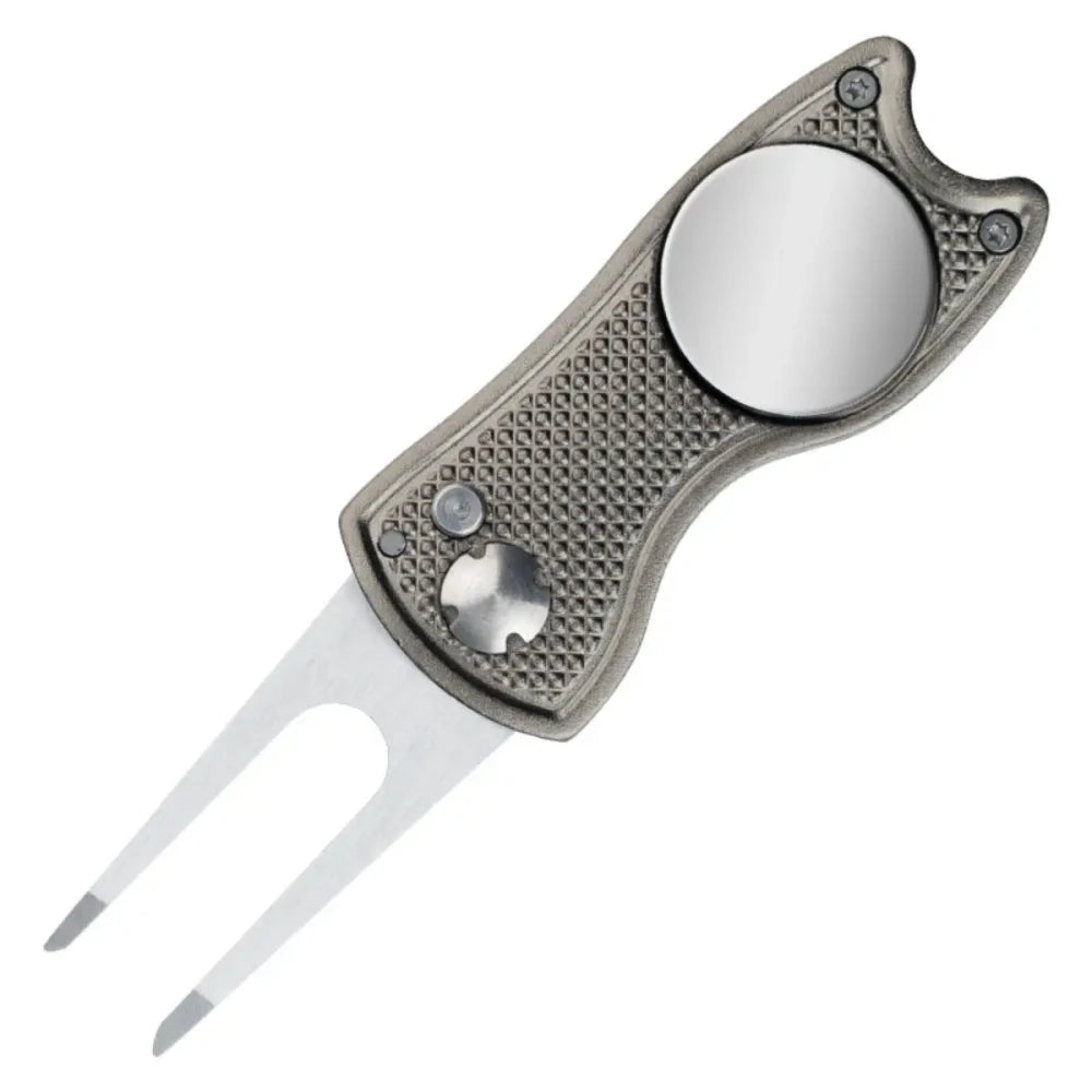 Metal Foldable Golf Divot Tool