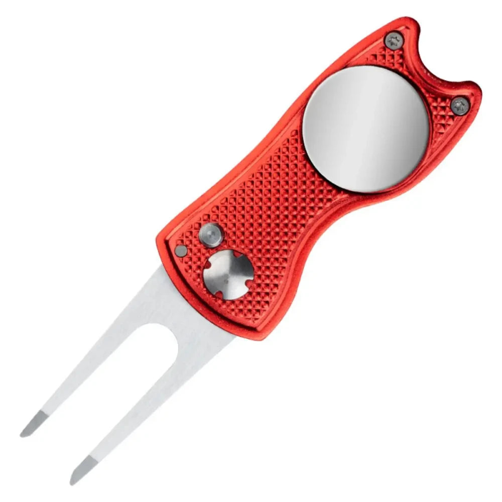 Metal Foldable Golf Divot Tool