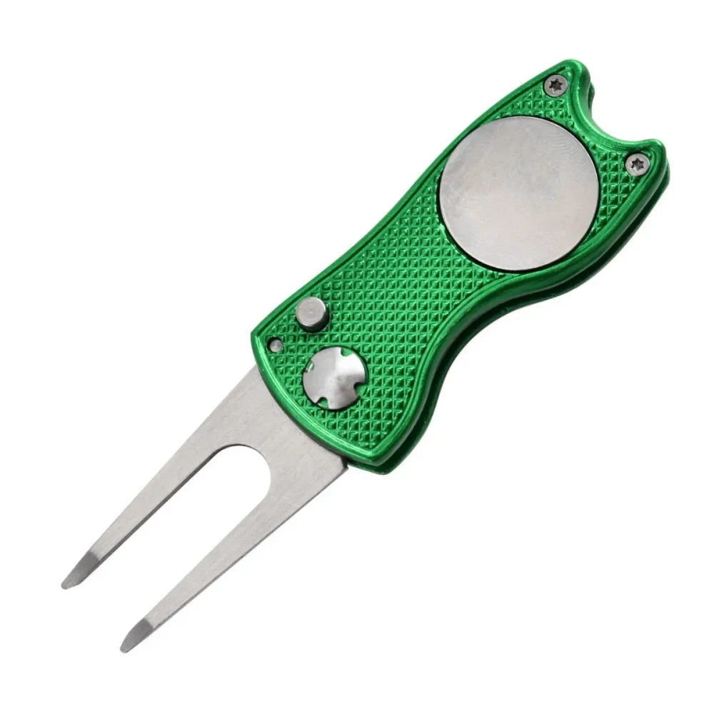 Metal Foldable Golf Divot Tool