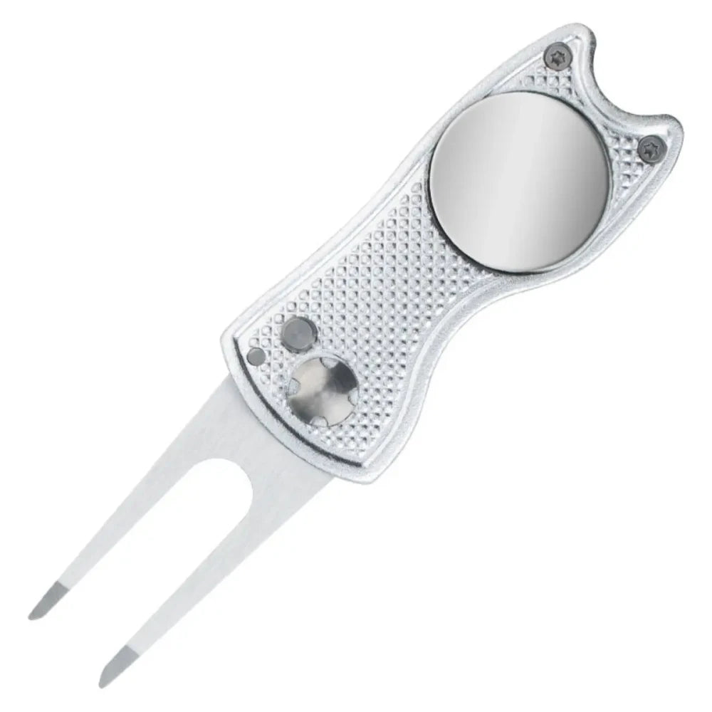 Metal Foldable Golf Divot Tool