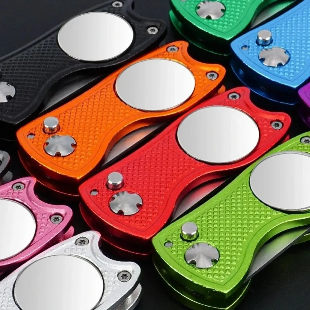 Metal Foldable Golf Divot Tool