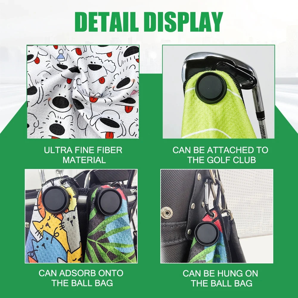 Magnetic Golf Cleaning Towel